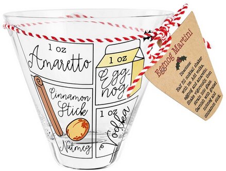 Mudpie Christmas Recipe Glass Eggnog