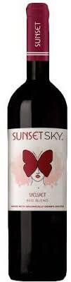 Sunset Sky Velvet Red Blend