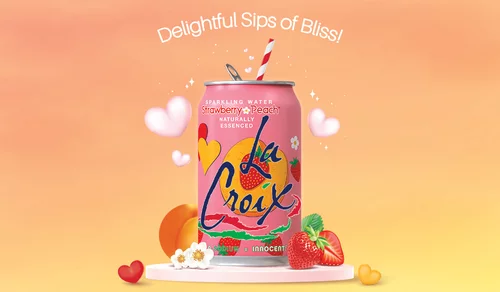 ***LA CROIX STRAWBERRY PEACH