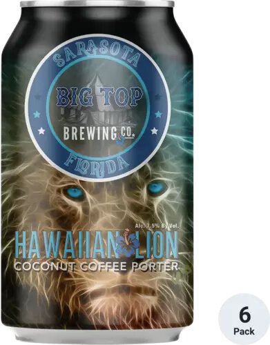 Big Top Hawaiian Lion Coconut Coffee Porter