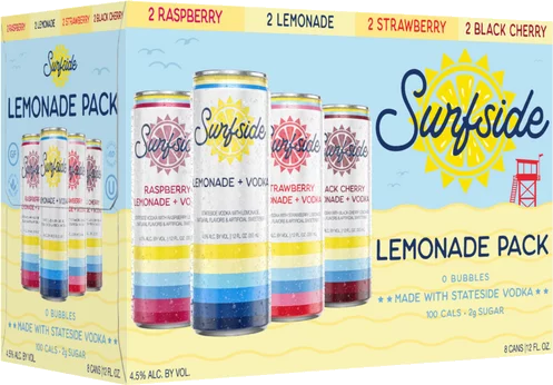 Surfside Lemonade + Vodka Variety Pack