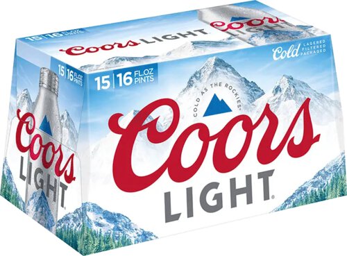 Coors Light Aluminum Can