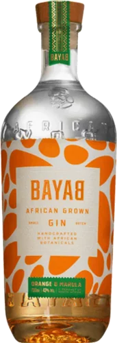 Bayab Small Batch African Grown Orange And Marula Gin Abv