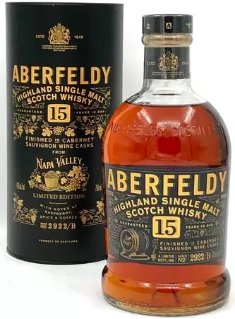 Aberfeldy Year Cadillac Semillon Wine Cask Finished Highland Single Malt Scotch Limit 1 Per Customer