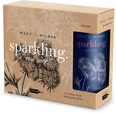 West & Wilder Sparkling Rose