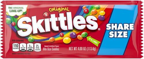 Skittles Original Fruity Candy Share Size King Bag