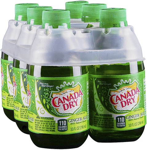 Canada Dry Ginger Ale Bottles