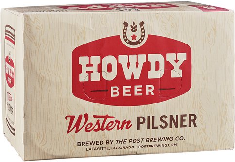 The Post Brewing Co Howdy Western Pilsner