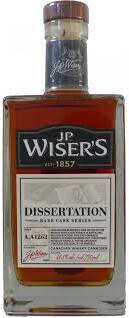 J.P. Wiser's Dissertation Rare Cask Series 750ml.