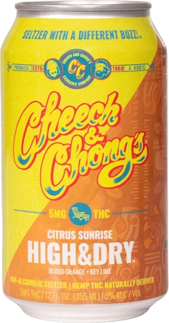 Cheech & Chong's High & Dry Citrus Sunrise - 5mg Delta-9 THC 12OZ