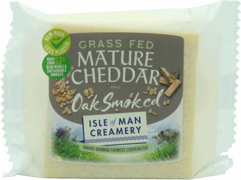Isle Of Man Mature Oak Smoked Cheddar