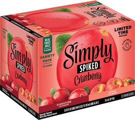 SIMPLY SPIKED CRANBERRY VARIETY 12PK CANS