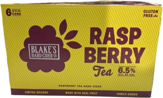 Blake's Raspberry Tea 4/6 Cans