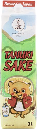 Hakushika Tanuki Sake