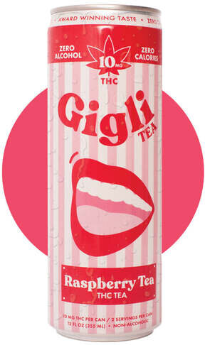 Gigli Raspberry Tea 10mg THC