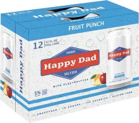 Happy Dad Fruit Punch Hard Seltzer
