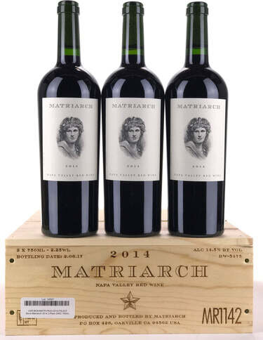 Bond Estate Matriarch 2014 Original Wood Case 3 Bottle Pack