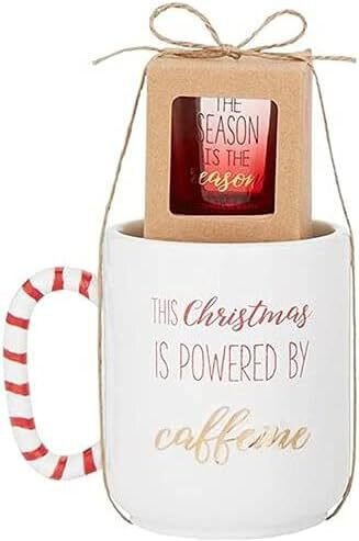 Mud Pie Powered Christmas Mug Shot Set