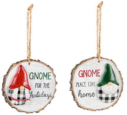 Polyresin Holiday Gnome Ornament Assorted Gnome For The Holiday