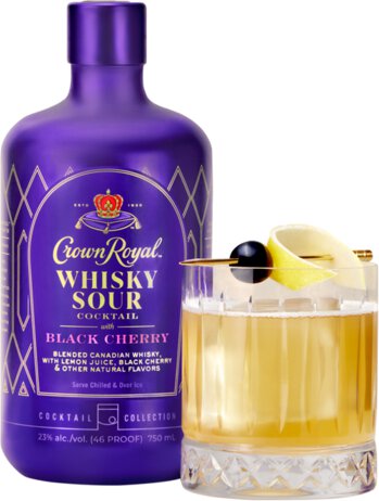 Crown Royal Whiskey Sour Black Cherry
