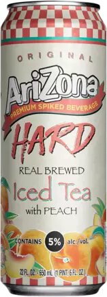 Arizona Hard Iced Tea With Peach
