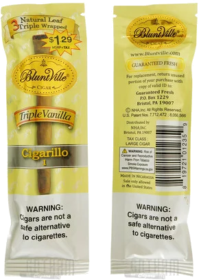 Blunt Ville Cigarillos Triple Vanilla