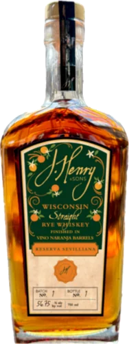 J Henry Reserva Vino Naranja Sevillana Rye