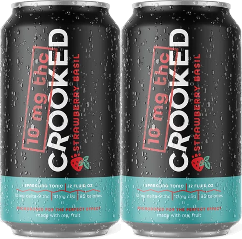 Crooked Strawberry Basil 10mg THC