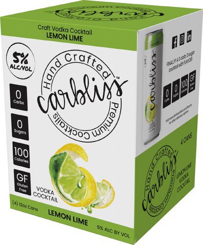 Carbliss Lemon Lime 12OZ - MGM Wine & Spirits - 1 Hour Delivery