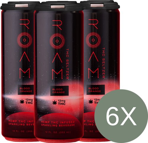 Roam Blood Orange THC Seltzer