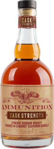 Ammunition Cask Strength Cabernet Sauvignon Barrels Kentucky Straight Bourbon Whiskey