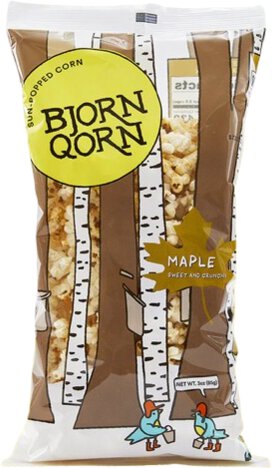 Bjorn Qorn Maple Popcorn