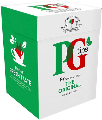 Pg Tips Tea Bags 80 Count