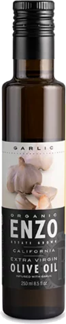 Enzos Organic Garlic Infused Olive Oil