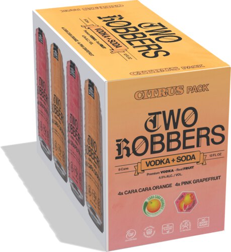 Two Robbers Vodka Soda - Citrus