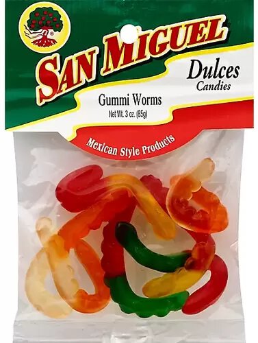 San Miguel Gummy Neon Worms