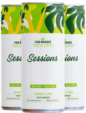 Find Wunder Sessions Lemon Lime 5mg THC