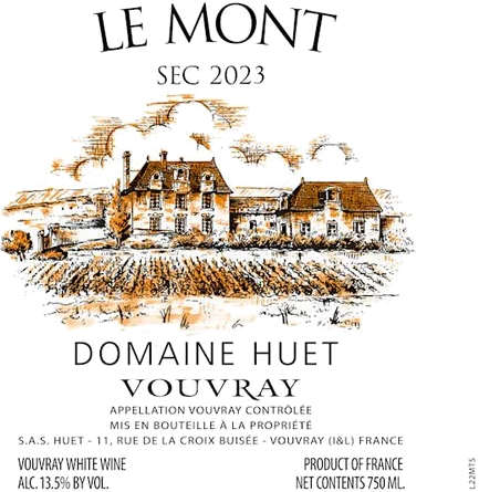 Huet 23 Sec Le Mont Vouvray