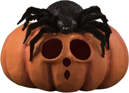 Bethany Lowe Spider On Pumpkin