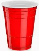 Red Party Cups 16pk 16oz Cups