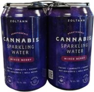Zoltann Cannabis Sparkling Water Wild Berry