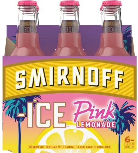 Smirnoff Ice Pink Lemonade 6PK Bottles