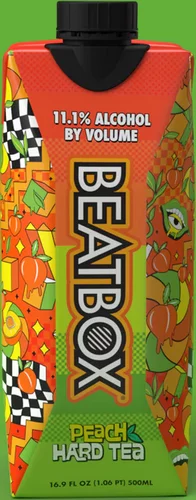 BeatBox Peach Hard Tea