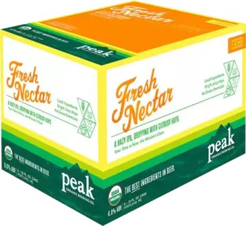 Peak Organic Brew Co Fresh Nectar Hazy Ipa