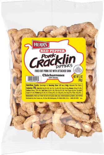 Herr's Red Pepper Pork Cracklin Dippers