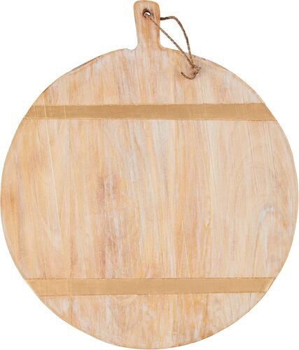 Mud Pie Round Gold Strapped Boards