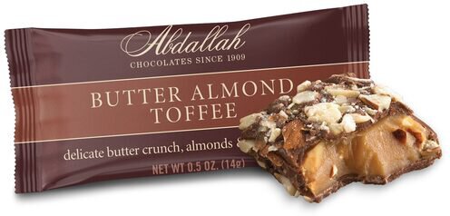 ABDALLAH BUTTER ALMOND TOFFEE SINGLES