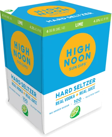 High Noon Lime Vodka Seltzer