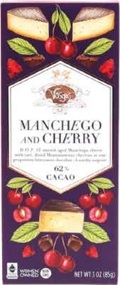 Vosges Manchego Cherry Exotic Chocolate Bar