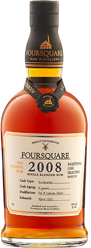 Foursquare 2008 Exceptional Cask Selection Rum 60% ABV 700ml